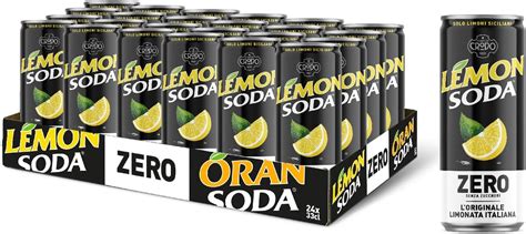 Lemonsoda Zero Bevanda Gassata Al Limone Senza Zuccheri 24 Lattine