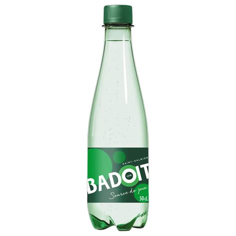 30 bouteilles d eau minérale naturellement gazeuse Badoit 50 cl