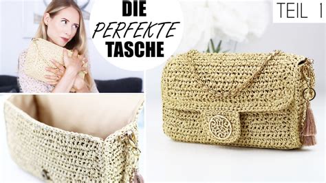 TASCHE selber häkeln TEIL 1 Lalalunia YouTube