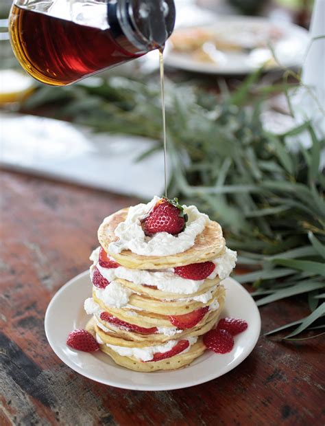 Strawberry Crème Fraîche Pancakes The Merrythought