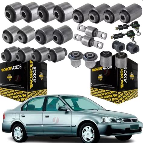 Kit 26 Buchas Axios Honda Civic 96 97 98 99 00 Diant traseir Frete grátis