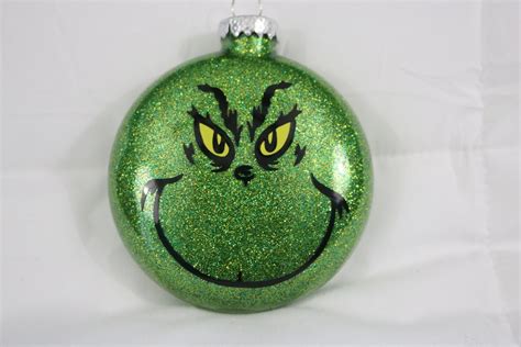 Grinch Inspired Ornament Etsy