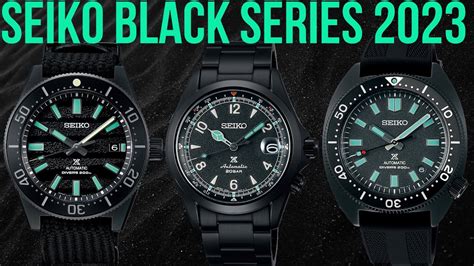 The Seiko Prospex Black Series For Sla Spb Spb Seiko