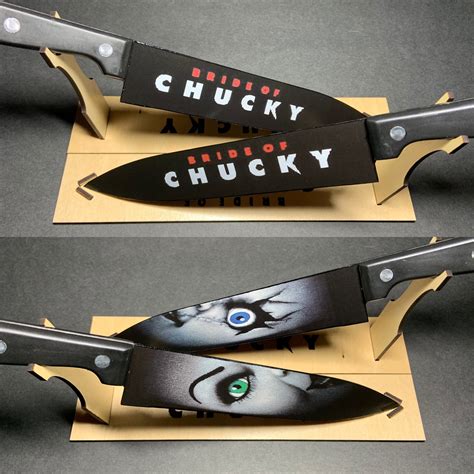 Childs Play Chucky 6 Knife Set Withwithout Laser Engraved Etsy