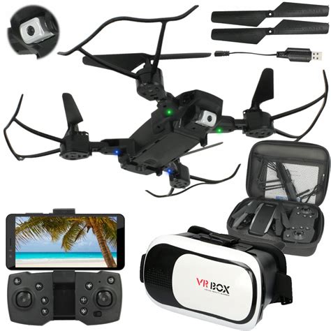 Dron Z Kamer Wi Fi Android Ios Kompas Powr T Gogle Vr D Min Zasi G