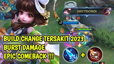 BUILD CHANGE TERSAKIT 2023 EPIC COMEBACK PUSH RANK GAMEPLAY MOBILE