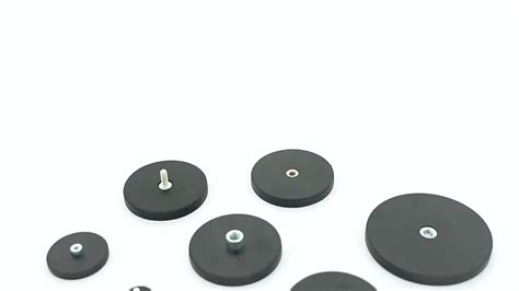 Countersunk Hole Rubber Coating Magnet And Rubber Coated Neodymium