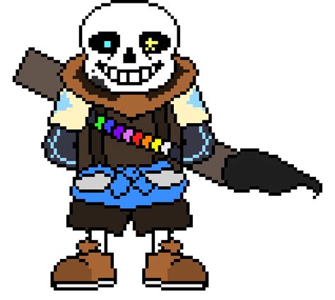 Ink Sans Sprite Finally Finished Pixel Art Maker