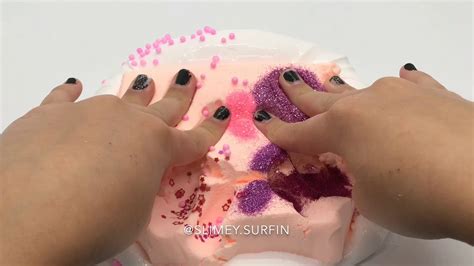 Pink Daiso Clay Mixing YouTube