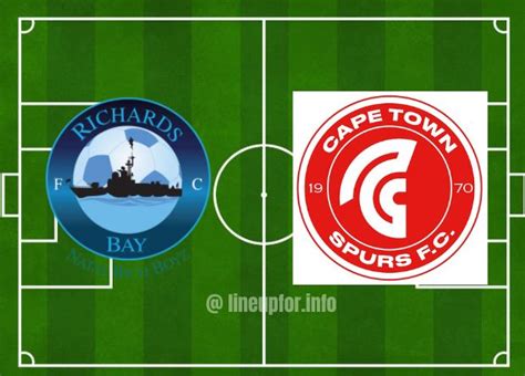 Richards Bay Vs Cape Town Spurs Lineup Live Score Lineup For