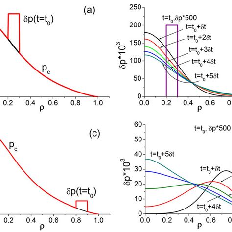 The Numerically Simulated Scenarios Of The Pressure Disturbances