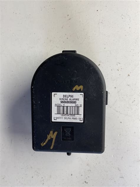 Peugeot 3008 Mk1 Alarm Siren Horn Module 9666808680 For Sale Online Ebay