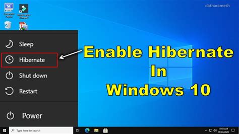 How To Enable Hibernate In Windows 10 YouTube