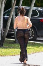 CAMILA CABELLO In Sheer Pants Over Bikini Out In Coral Gables 09 01