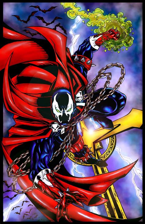 spawn  poster poster printoriginal hand inked gift  men