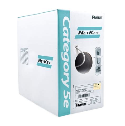 Bobina de Cable UTP 305 m de Cobre NetKey Gris Claro Categoría 5e 24 ...
