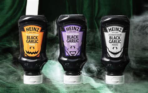 Heinz launches first black garlic mayo for Halloween