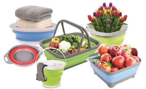 Компактное хранение и уборка c BRADEX: складная посуда Little Place