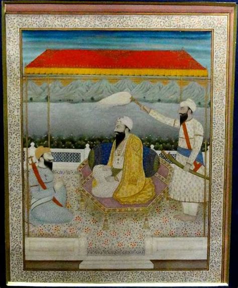 Paining Of Mahan Singh Father Of Maharaja Ranjit Singh Seated