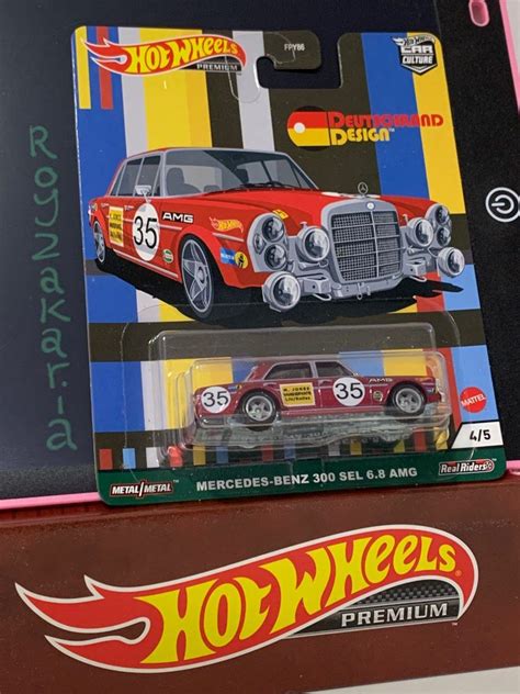 Hotwheels Premium Deutschland Design Mercedes Benz Sel Amg