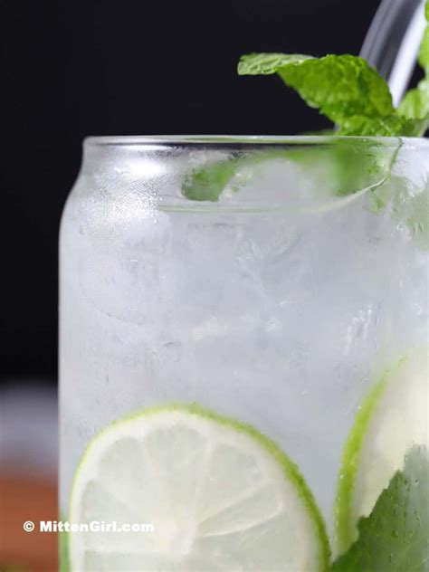 Non Alcoholic Mojito Mocktail For Summer Homemade Happy Hour