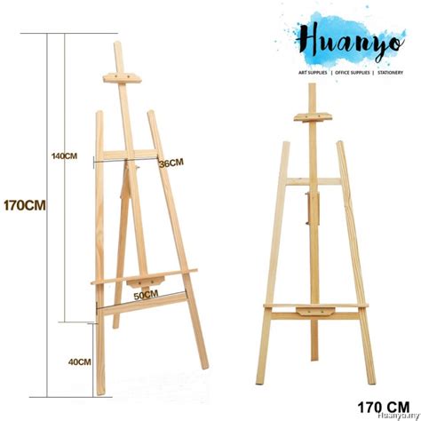 Apex Wooden Artist Painting Display Easel Stand 170cm