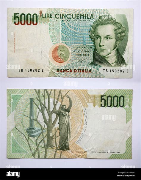 Lira Italian Note Hi Res Stock Photography And Images Alamy