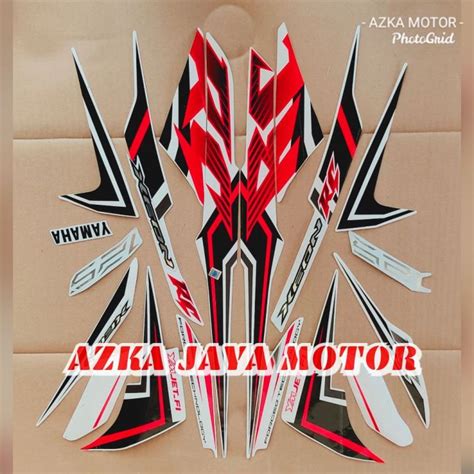 Striping Sticker Yamaha Xeon Rc Putih Lis Strip Fullbody Xeon Rc