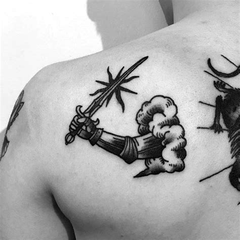 40 Gauntlet Tattoo Designs for Men