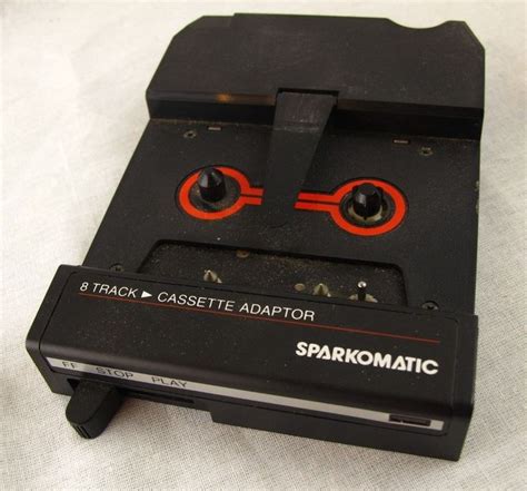 Sparkomatic Vintage 8 Track To Cassette Adapter Converter Model Sca 10