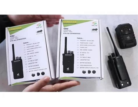 Up 3 4 Km Sanchar G5U Walkie Talkie License Free Size Palm Size At Rs