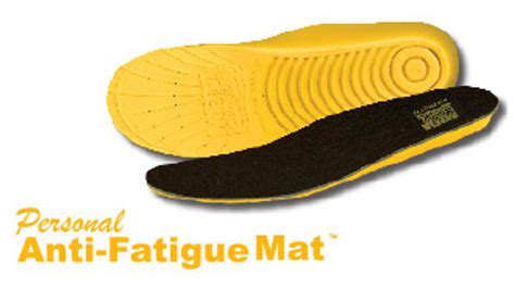 Personal Anti Fatigue Mat Insole Calolympic Safety