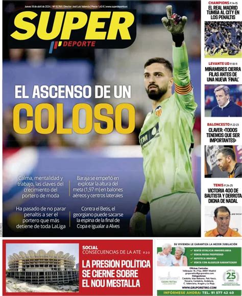 Capa Jornal Superdeporte Abril Capasjornais Pt