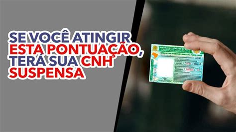 Se Voc Atingir Esta Pontua O Ter Sua Cnh Suspensa Confira As Novas