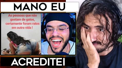 Nossa Que Gatinho Fofo Kleberiano Leozin React Youtube