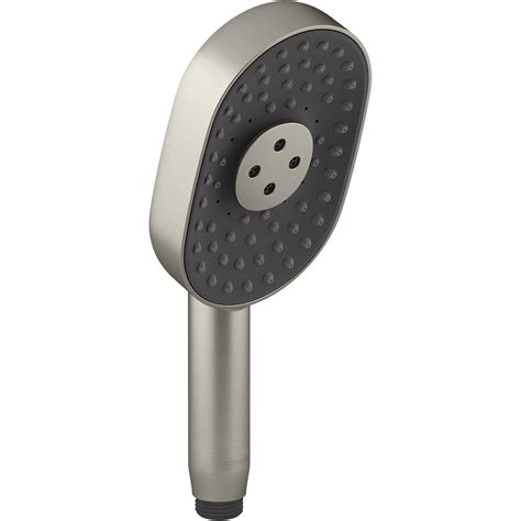 Kohler Statement Oval Multifunction Handheld Showerhead 25 Gpmbrushed Nickel The Home Depot