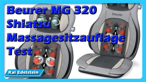 Beurer Mg 320 Shiatsu Massagesitzauflage Test In Deutschland Youtube