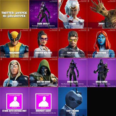 Leaked Fortnite Skins
