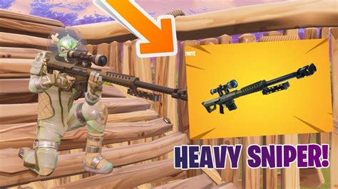 The New HEAVY SNIPER In Fortnite YouTube