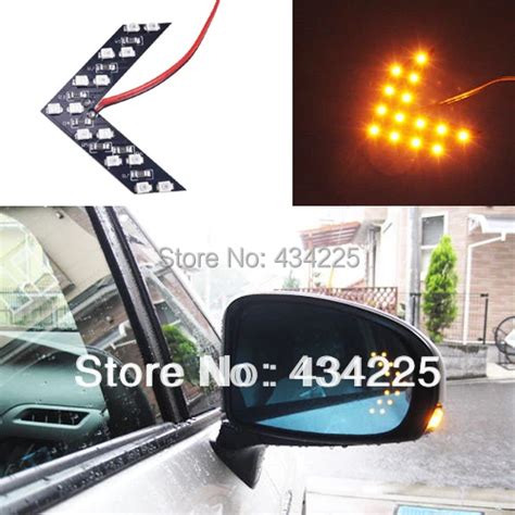 Pcs X Hidden Led Arrow Lights Smd Car Side Mirror Turn Signal