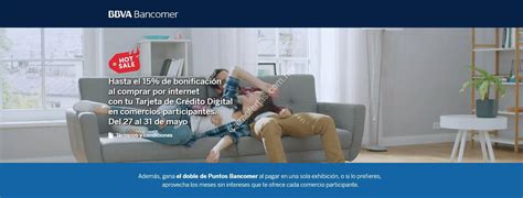 Promoción BBVA Bancomer Hot Sale 2019 Hasta 15 de bonificación MSI