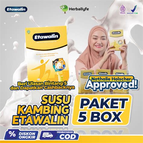 Paket Box Etawalin Susu Kambing Etawa Obat Untuk Sakit Nyeri Sendi