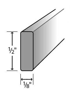 Galvanized Flat Steel Reinforcing Bar 1 2 X 1 8 Whittemore Durgin