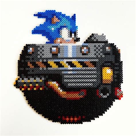 Sonic 3 Perler Bead Sprite By Phillygeekmafia Perles Hama Kawaii