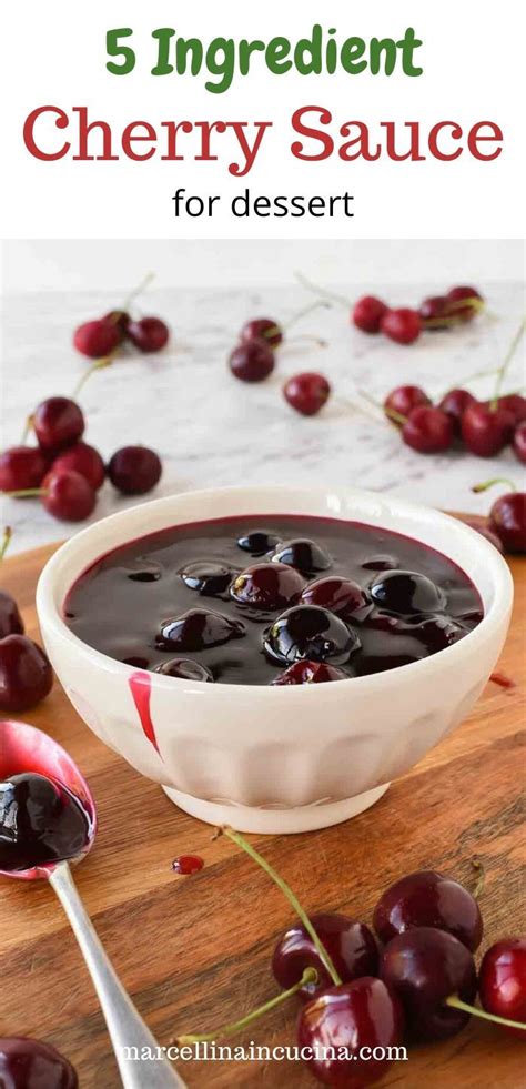 Cherry Sauce With Just 5 Ingredients Artofit