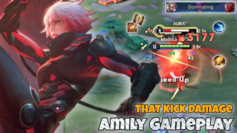 Amily Slayer Lane Pro Gameplay Insane Kick Damage Arena Of Valor