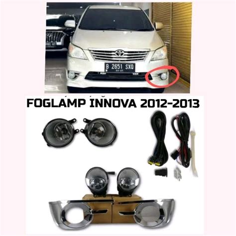 Jual FOGLAMP TOYOTA INNOVA 2012 2013 Shopee Indonesia