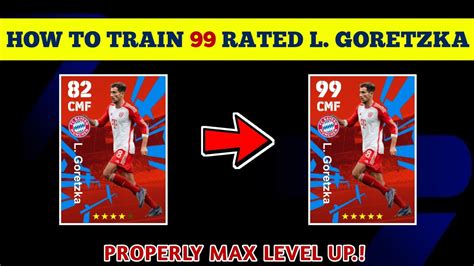 How To Train L Goretzka In Efootball Mobile L Goretzka Max