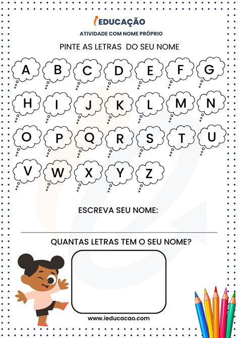 ATIVIDADES NOMES DOS ALUNOS