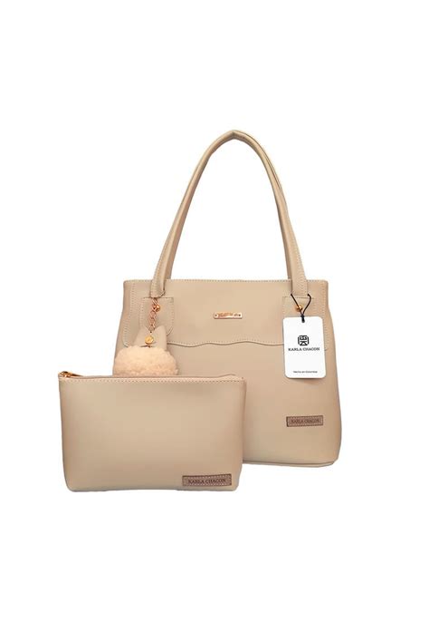 Bolso Dama Cartera Mujer Karla Chacon Gema Beige Compra Ahora